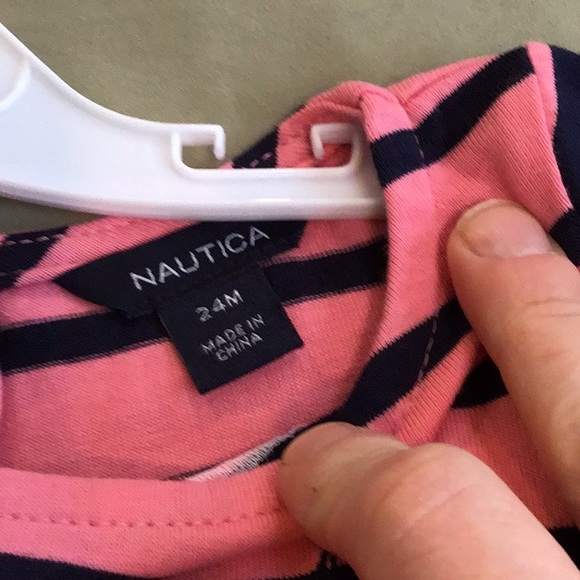 Nautica Girls 2 Piece Dress Size 24 Months - Picture 5 of 8